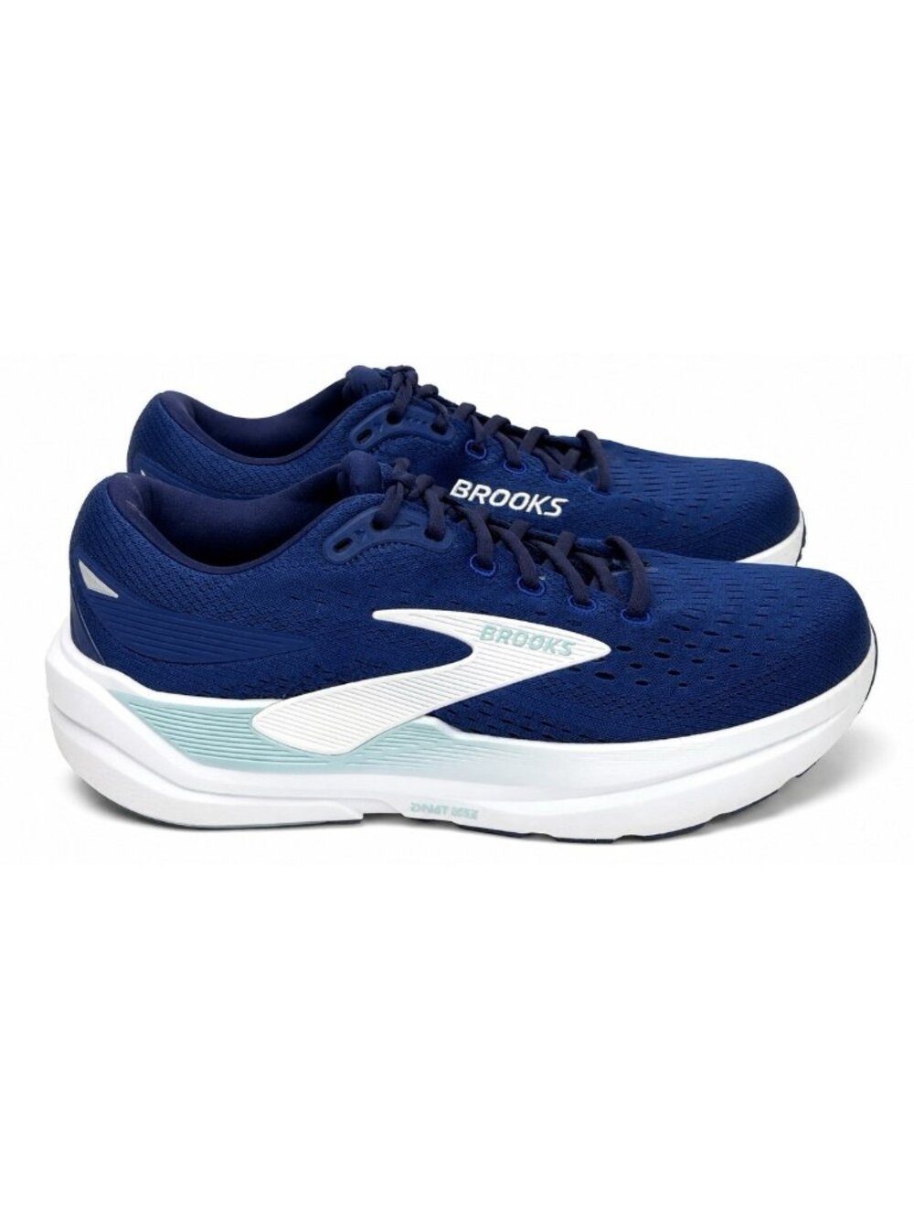 Brooks GHOST MAX 3 Shoes Womens 12 Navy Peacock Blue Walking Sneakers EXC